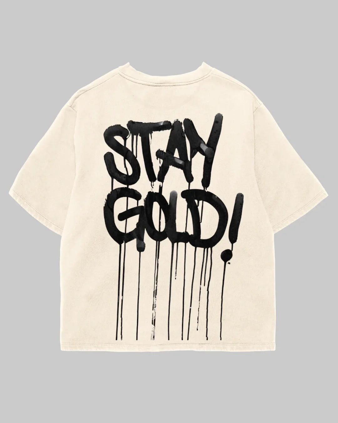Tricou Oversized Gold