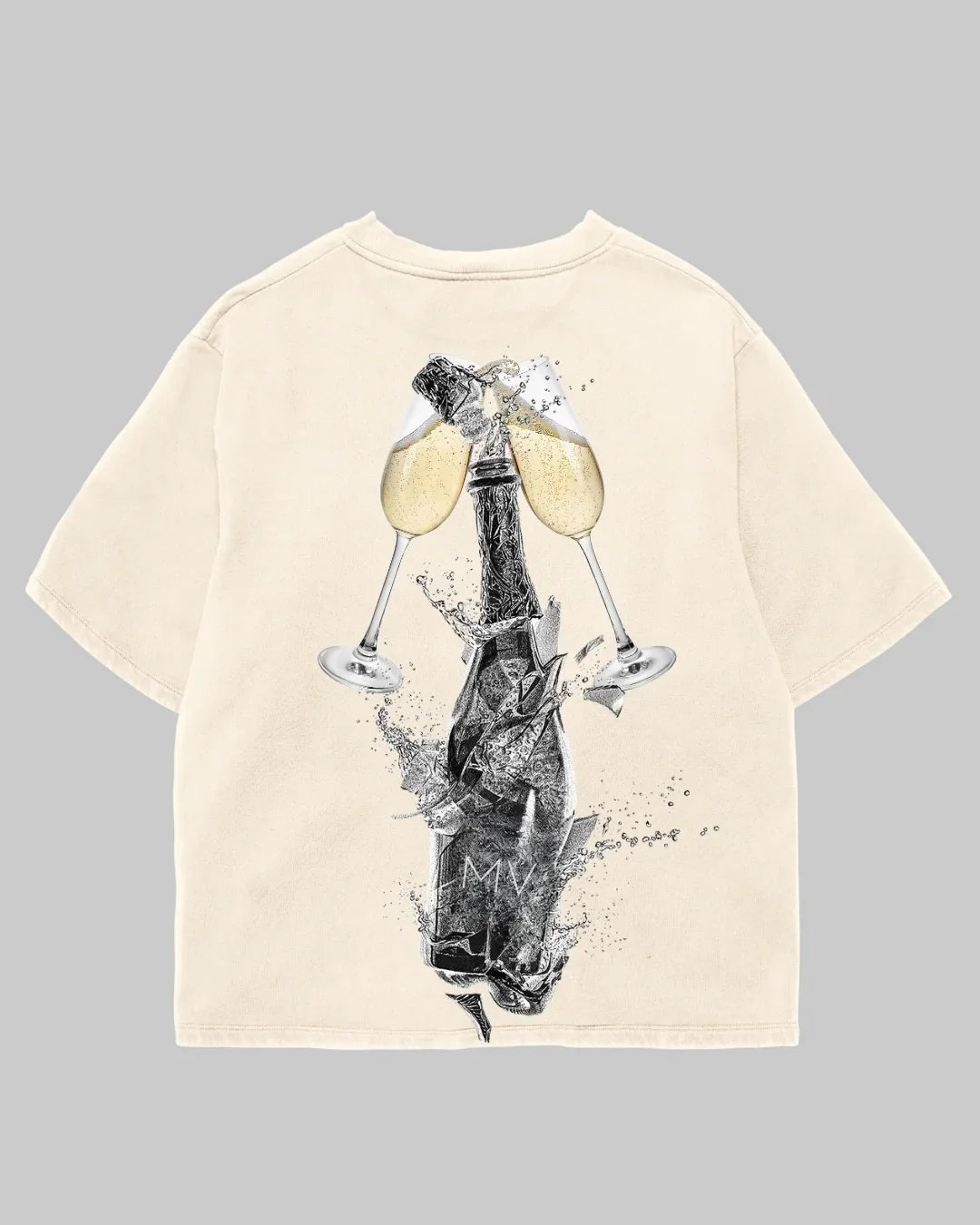 Tricou Oversized Champagne Cheer