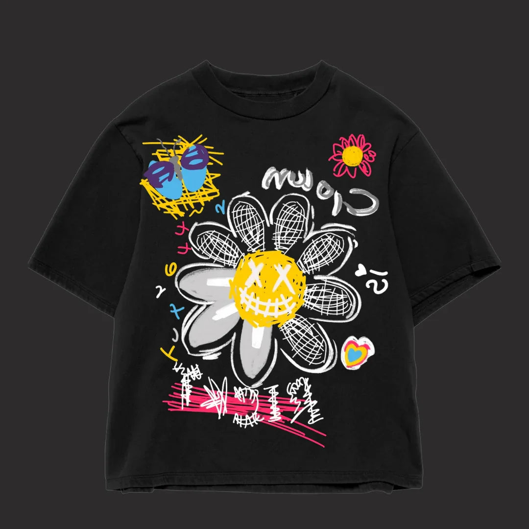 Tricou Oversized Flower