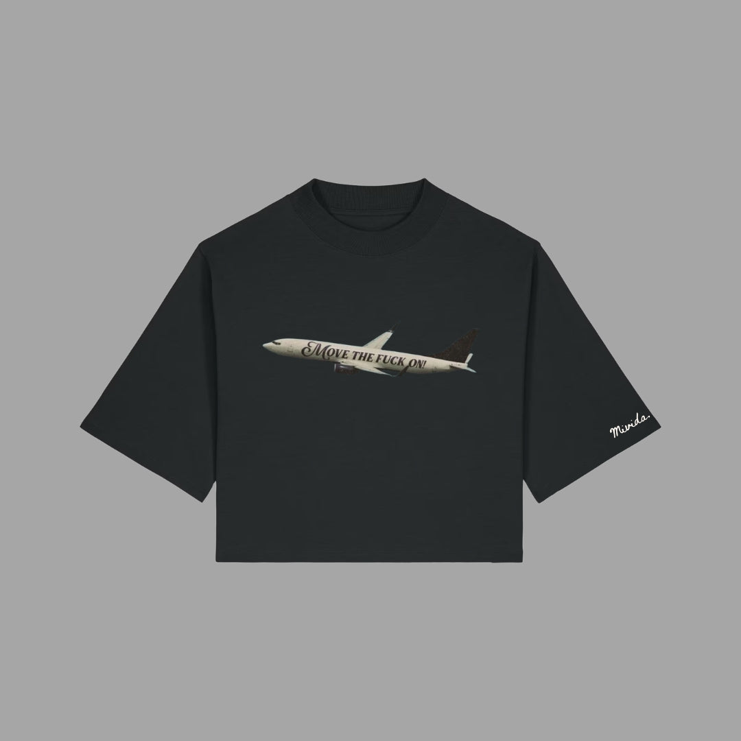 Cropped Tee Move On